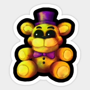 Fredbear Plushie Shirt Sticker